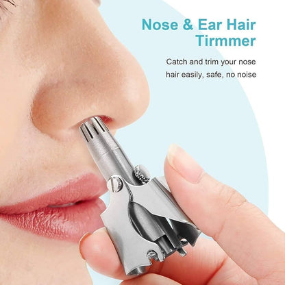 Vintage Style Manual Mechanical Nose Hair Trimmer