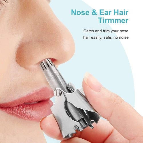 Vintage Style Manual Mechanical Nose Hair Trimmer