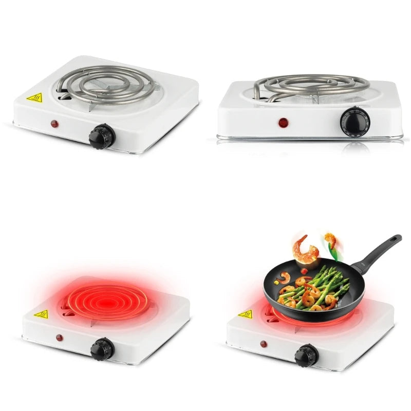 Electric Stove for cooking, Hot Plate heat up in just 2 mins, Easy to clean