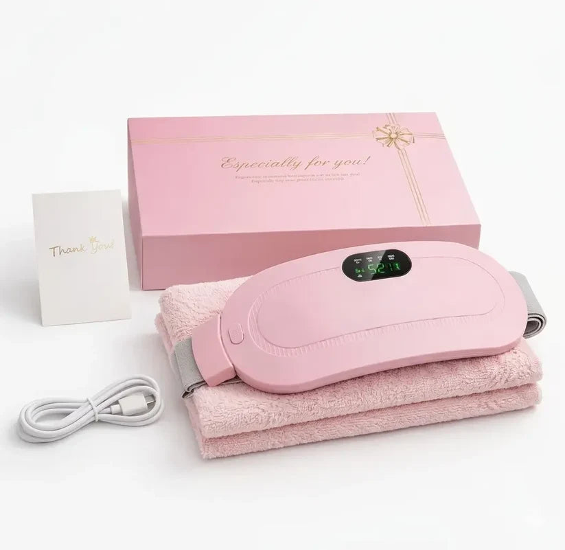 Period Cramp Relief Electric Heating Belt Massager | Luxury Desires