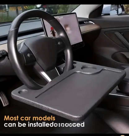 Plastic Steering Wheel Dining & Work Tray for Car